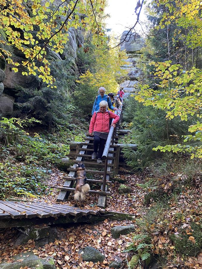 Fotky z výletu do Teplických skal -16.10.2024