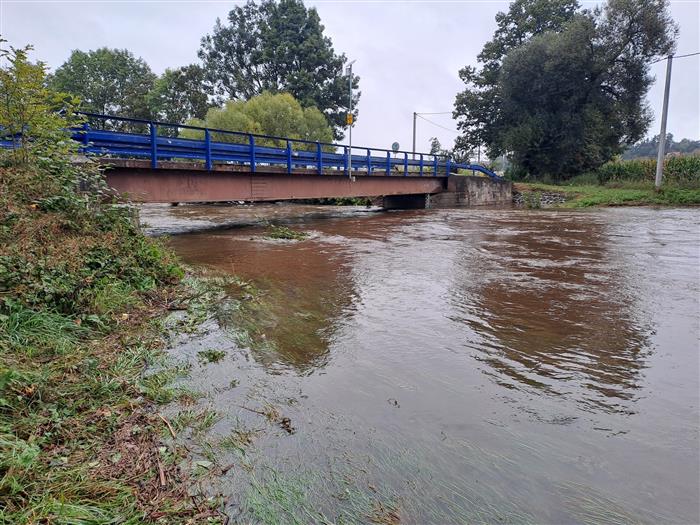 foto, informace k vývoji povodňové situace