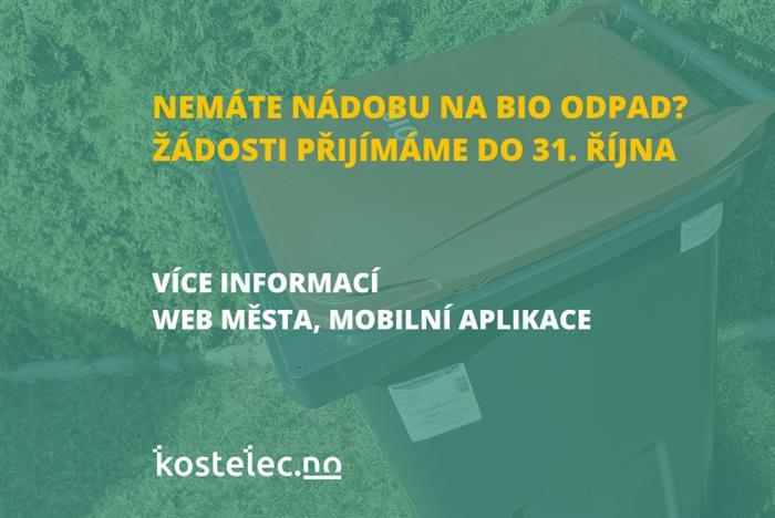 informační grafika, druhá vlna žádostí o nádoby na bio odpad